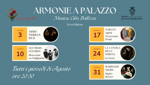 Armonie a palazzo - musica, cibo, bellezza